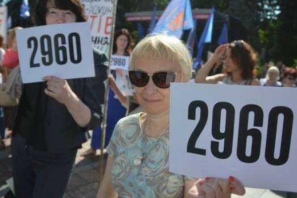 Под стенами ВРУ вновь кого-то "хоронят" активисты "Финансового майдана" 