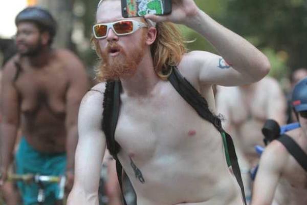 Голый велопробег состоялся в Филадельфии