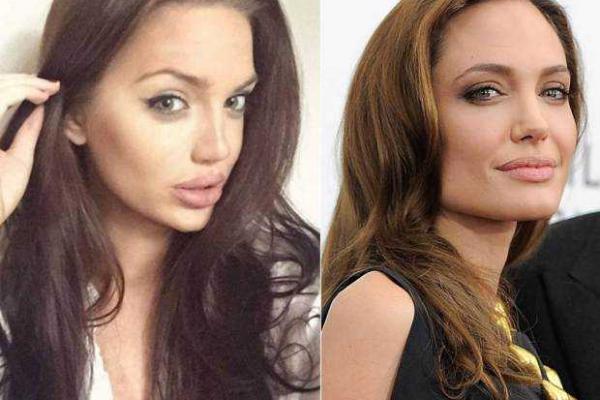 В Шотландии живет девушка, которая является точной копией Анджелины Джоли