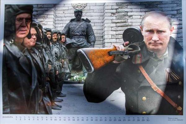 Соцсети взорвал пророссийский календарь с украинскими "фашистами", Порошенко и Путиным  Соцсети взорвал пророссийский календарь с украинскими "фашистами", Порошенко и Путиным
