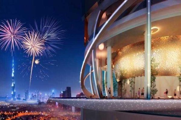 Отель-небоскреб, на крыше которого можно будет понежиться на пляже, появится в Дубае