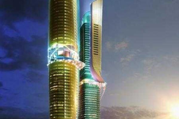 Отель-небоскреб, на крыше которого можно будет понежиться на пляже, появится в Дубае