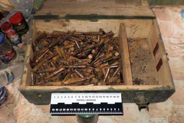На Донетчине обнаружен очередной тайник с боеприпасами