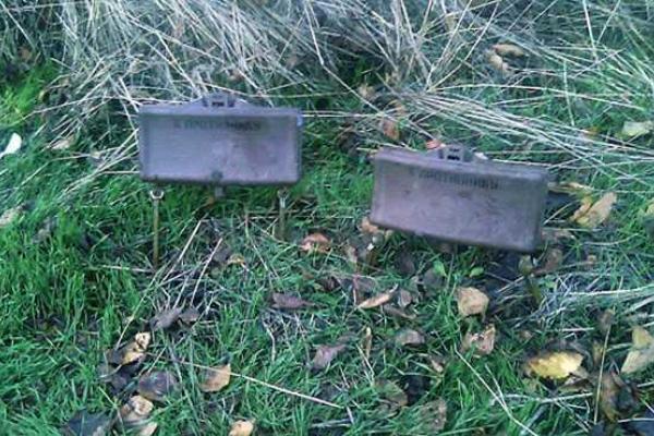 Недалеко от Урзуфа в лесополосе местный житель обнаружил две боевые мины Недалеко от Урзуфа в лесополосе местный житель обнаружил две боевые мины