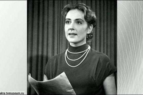 Ушла из жизни легендарный диктор, одна из первых советских телеведущих