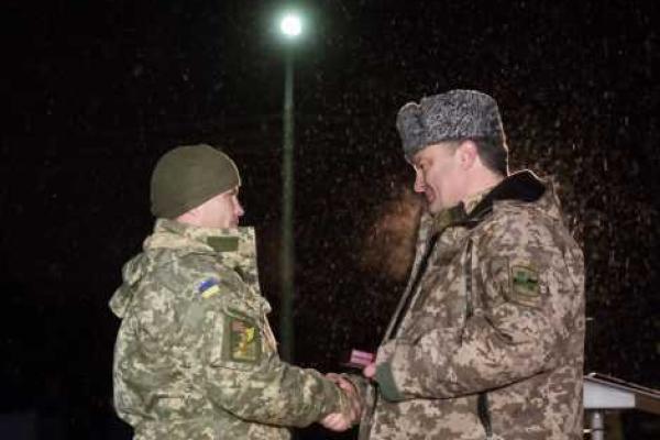 Президент Украины провел в Северодонецке встречу с воинами АТО