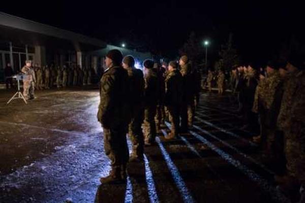 Президент Украины провел в Северодонецке встречу с воинами АТО