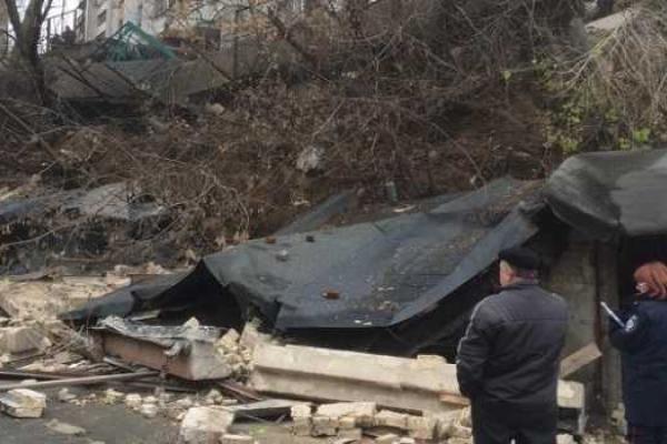 Эксперты определили причину оползня в Киеве