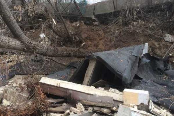 Эксперты определили причину оползня в Киеве