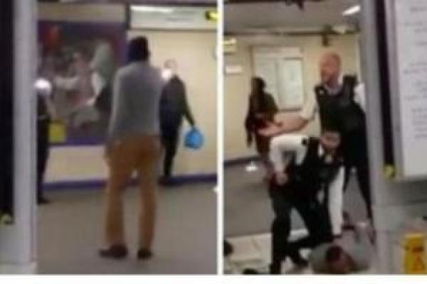 В лондонском метро вооруженный ножом мужчина напал на пассажиров, ранив несколько человек В лондонском метро вооруженный ножом мужчина напал на пассажиров, ранив несколько человек