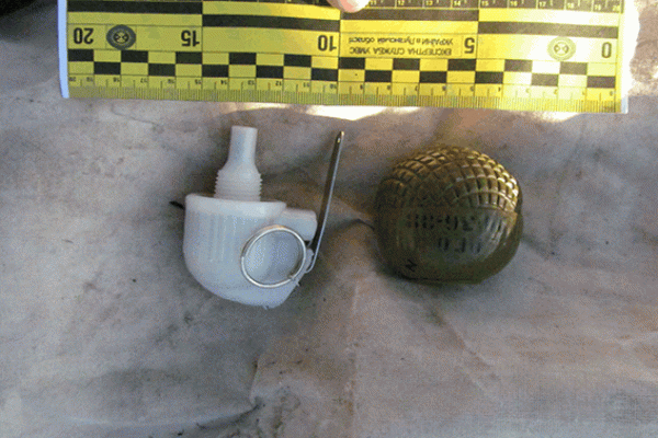 Сотрудники СБУ на Луганщине обнаружили тайник с боеприпасами на приусадебном участке частного дома