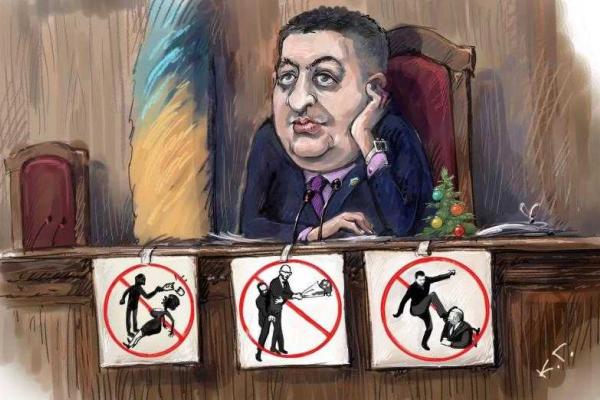 В Сеть попали политические карикатуры киевского художника: жестко, смело и смешно