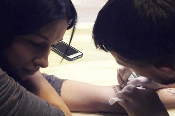 Анастасия Приходько сделала тату в честь своих детей Анастасия Приходько сделала тату в честь своих детей