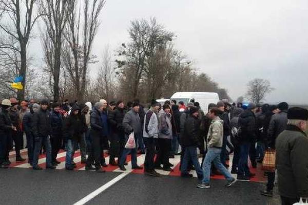 На Львовщине шахтеры начали бессрочную акцию протеста: перекрыта автодорога