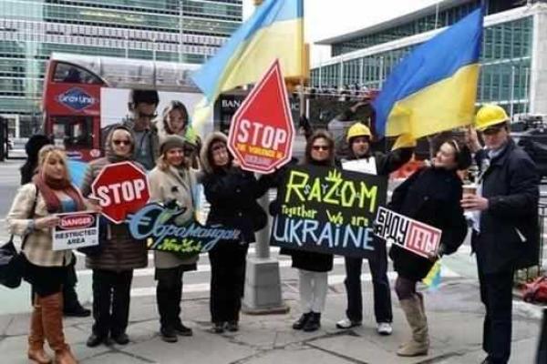 Европейский марш: во многих странах состоялся марш против агрессии РФ в Украине