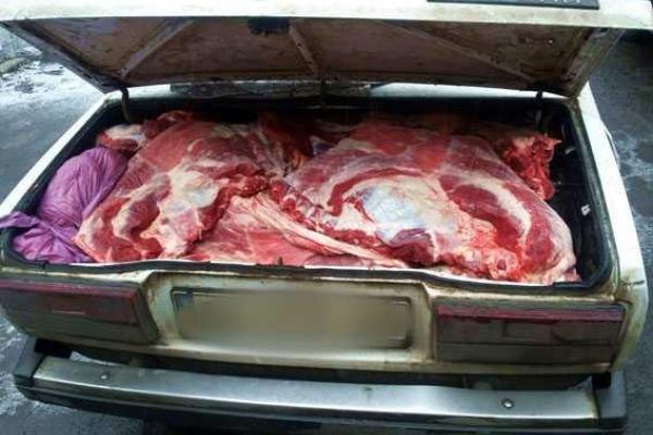 На Донетчине задержаны водители, пытавшиеся прорваться в "ДНР" на авто, забитых мясными тушами
