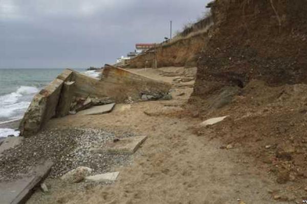 Крым готовится к курортному сезону: пляжи разрушены и заброшены, всюду грязь и таблички "Купаться запрещено!" Крым готовится к курортному сезону: пляжи разрушены и заброшены, всюду грязь и таблички "Купаться запрещено!"