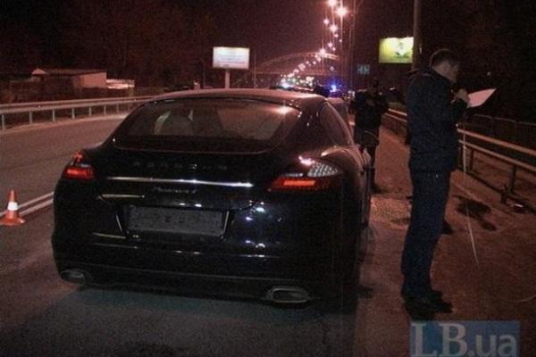 Видео с места аварии в Киеве, участником которой стал заместитель Виталия Кличко