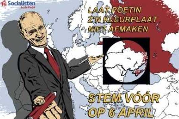 Нидерландская железная дорога запретила размещать на станциях и автобусных остановках плакаты с целующимся Путиным