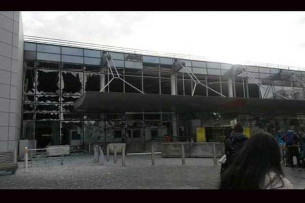 Взрывы в Брюсселе: жуткие фото- и видеодоказательства