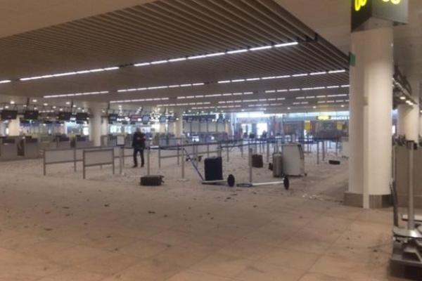 Взрывы в Брюсселе: жуткие фото- и видеодоказательства