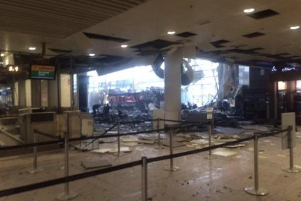 Взрывы в Брюсселе: жуткие фото- и видеодоказательства