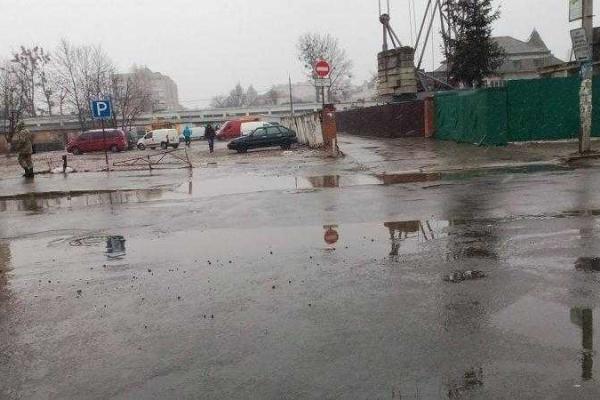 Из-за непогоды Ивано-Франковск превратился в настоящую Венецию