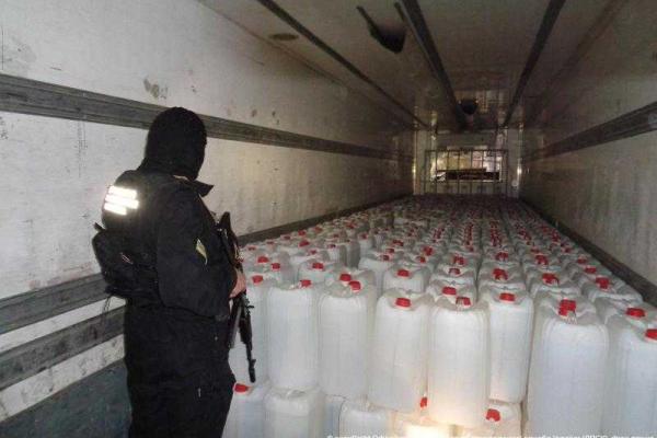 На Одесчине на территории частного домовладения обнаружен спирт, стоимостью более 1 млн гривен