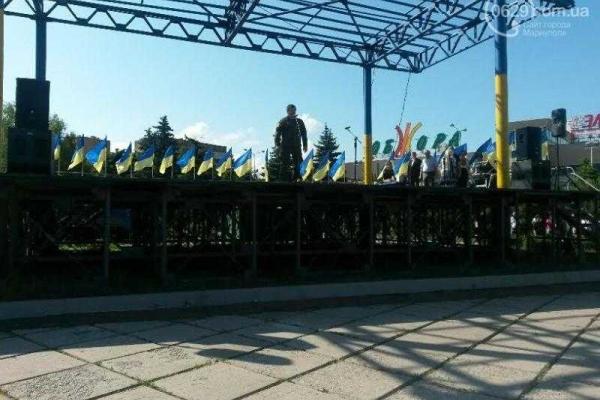 В Мариуполе батальон "Донбасс" празднует свою вторую годовщину