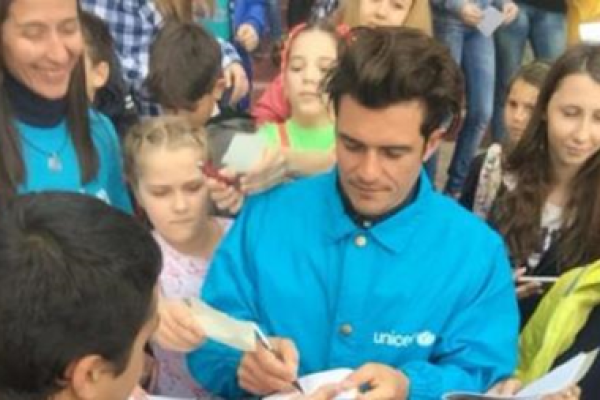 Голливудский актер Орландо Блум побывал недалеко от Дебальцево