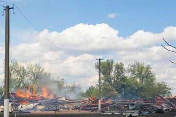 На Одесчине пожар уничтожил старинную церковь На Одесчине пожар уничтожил старинную церковь
