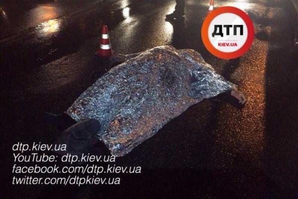 В Киеве под колеса ‎"Hyundai" попал перебегавший дорогу пенсионер