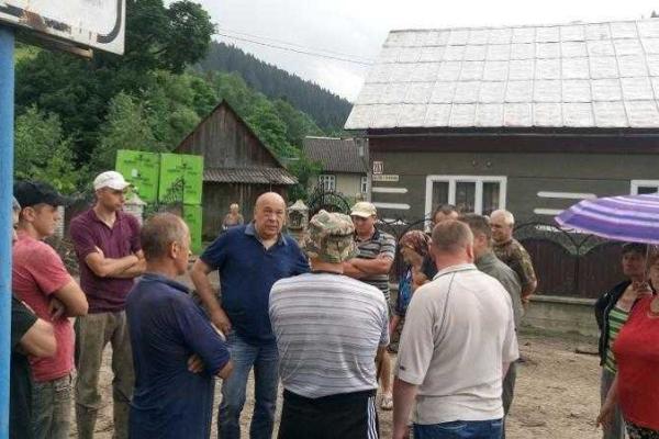 Глава Закарпатья Геннадий Москаль посетил высокогорные села, пострадавшие от стихии