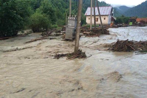 Появились снимки с места стихийного бедствия на Закарпатье