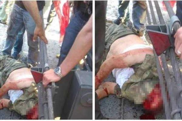 В Турции жестко обошлись с мятежными солдатами. 18+ В Турции жестко обошлись с мятежными солдатами. 18+