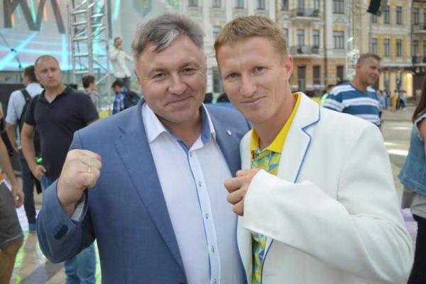 Глава ЛОВГА Юрий Гарбуз в Киеве проводил луганских олимпийцев в Рио-де-Жанейро
