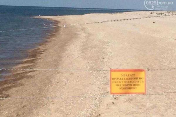 Военные снова запретили отдыхающим проходить на край Белосарайской косы