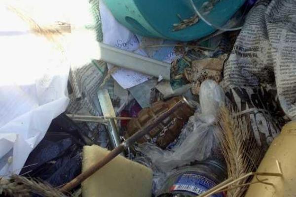 Опасная находка: киевлянин в мусорном баке обнаружил боевую гранату