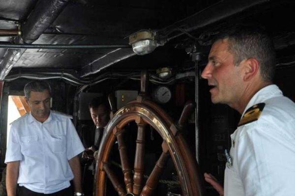 В порту Одессы пришвартовался учебный корабль ВМС Италии В порту Одессы пришвартовался учебный корабль ВМС Италии