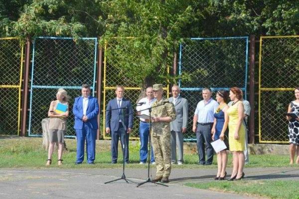 В Соледаре прошли торжества, приуроченные к Дню Государственного флага Украины