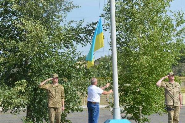 В Соледаре прошли торжества, приуроченные к Дню Государственного флага Украины