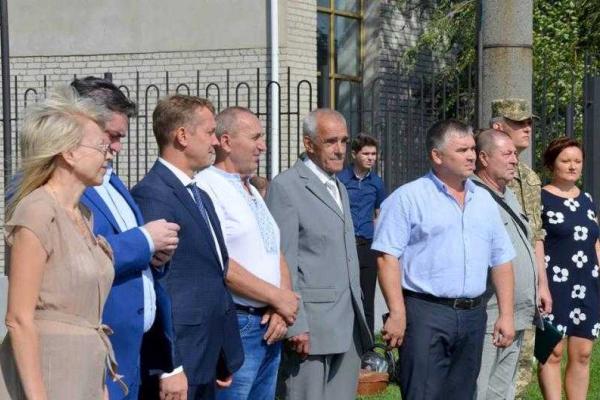 В Соледаре прошли торжества, приуроченные к Дню Государственного флага Украины