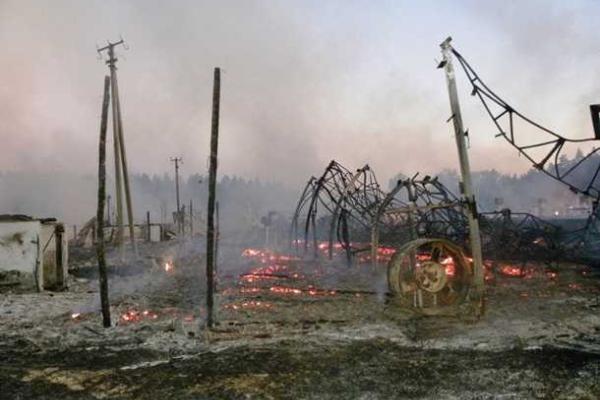 Произошел масштабный пожар в сельхозпредприятии на Черниговщине Произошел масштабный пожар в сельхозпредприятии на Черниговщине