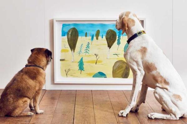 В Лондоне провели первую в мире выставку современного искусства для собак В Лондоне провели первую в мире выставку современного искусства для собак