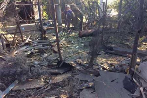 Последствия ночного обстрела поселка Зайцево