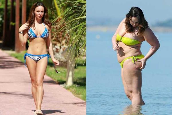 Папарацции "застукали" на Ибице изрядно набравшую вес модель Шанель Хэйес