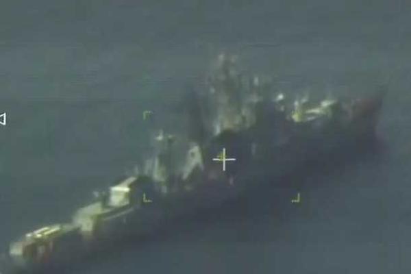 Россия в Черном море применила Су-24 и боевые судна для устрашения корабля Госпогранслужбы Украины