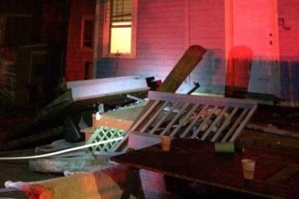 В США фатально закончилась веселая вечеринка: рухнул балкон с 30 студентами В США фатально закончилась веселая вечеринка: рухнул балкон с 30 студентами