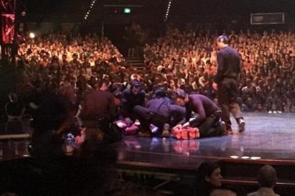 Артистка Цирка дю-Солей сорвалась с большой высоты во время шоу Артистка Цирка дю-Солей сорвалась с большой высоты во время шоу