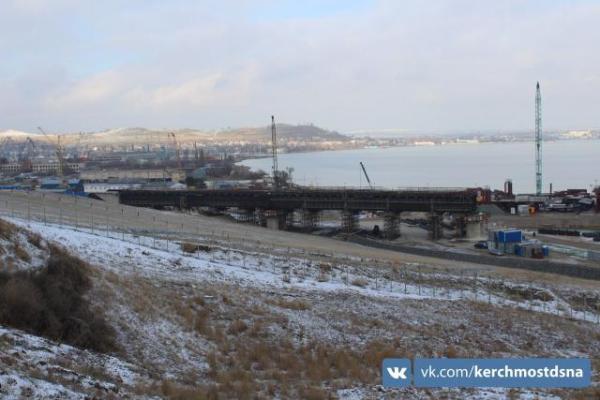 В сеть попали новые снимки строительства Керченского моста В сеть попали новые снимки строительства Керченского моста